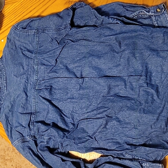 Vintage Christmas button up dinem shirt - Picture 4 of 5